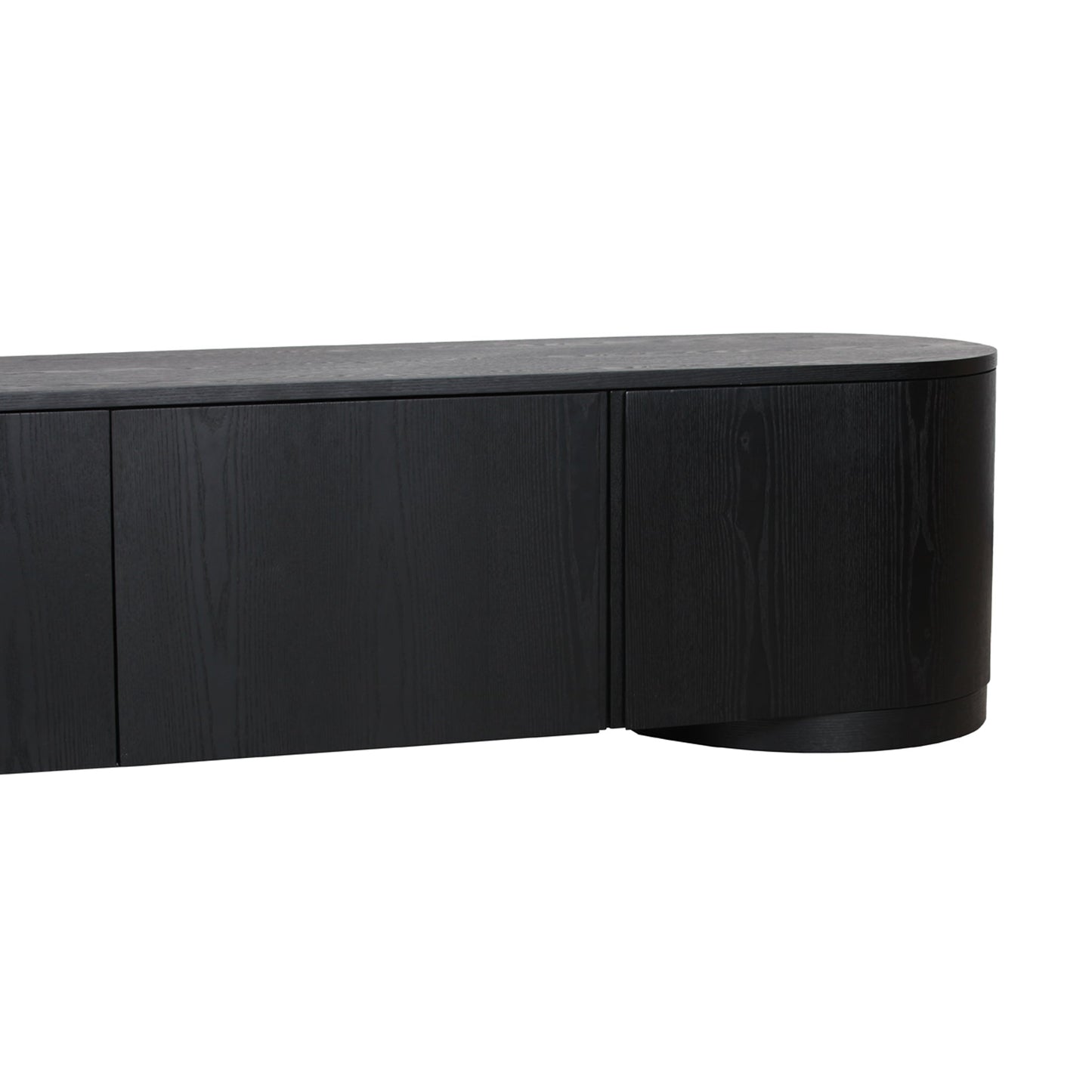 Anja 2.2m TV Entertainment Unit - Full Black