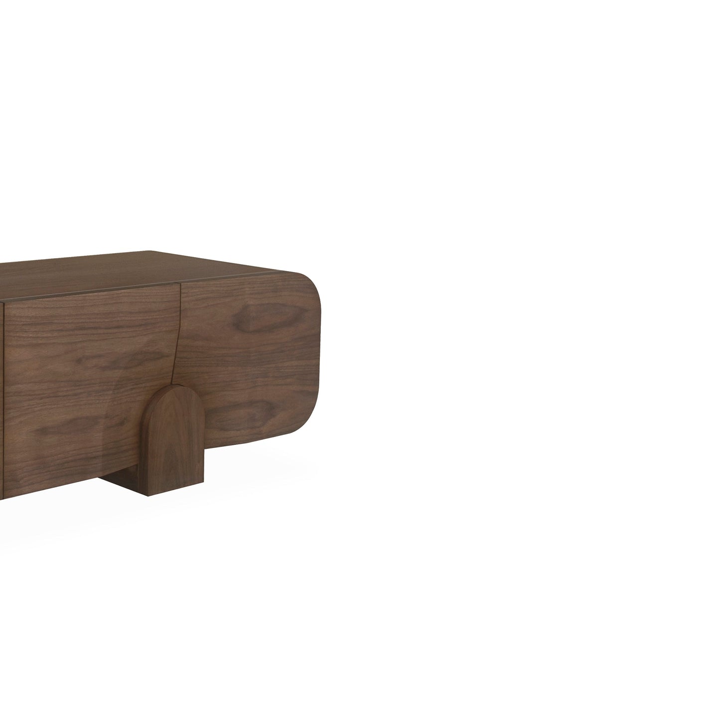 Alisha 2.2m TV Entertainment Unit - Light Walnut