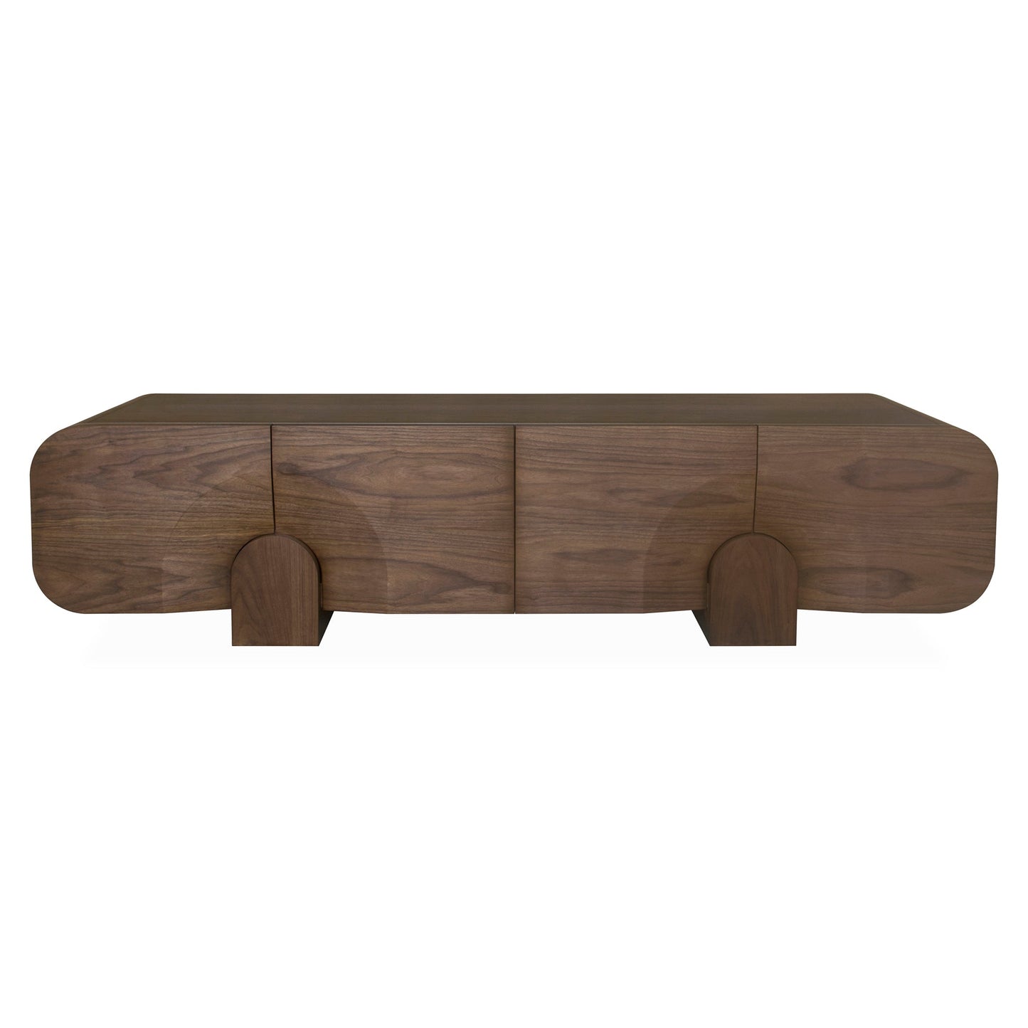 Alisha 2.2m TV Entertainment Unit - Light Walnut