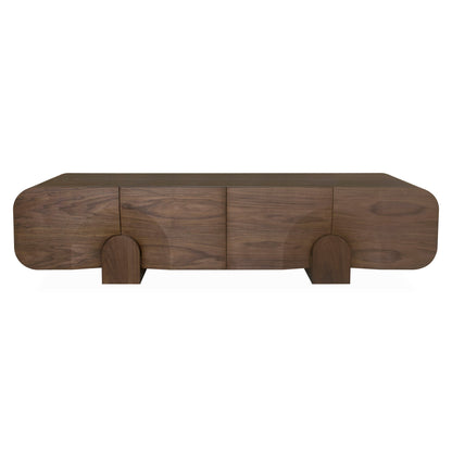 Alisha 2.2m TV Entertainment Unit - Light Walnut