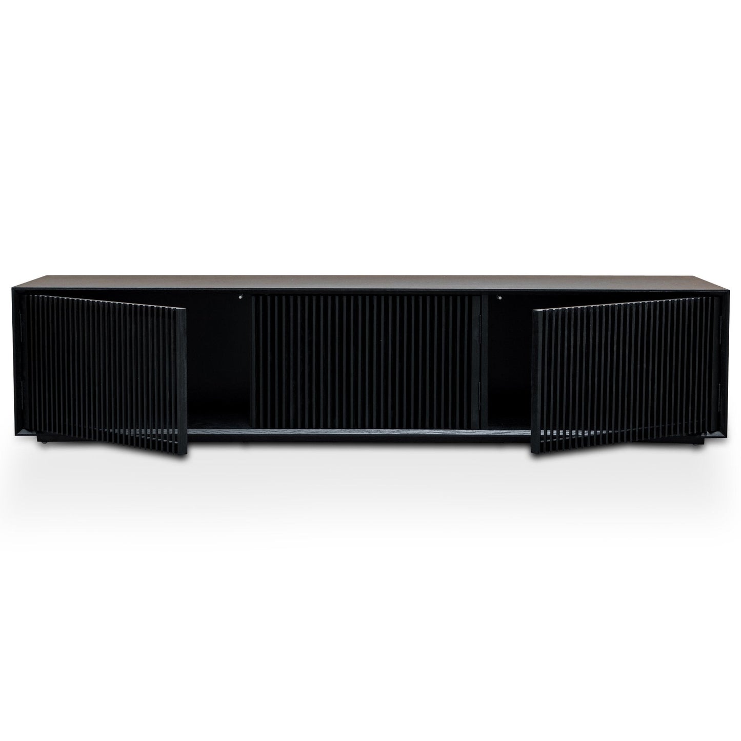 Dahlia 2m Wooden TV Entertainment Unit - Black