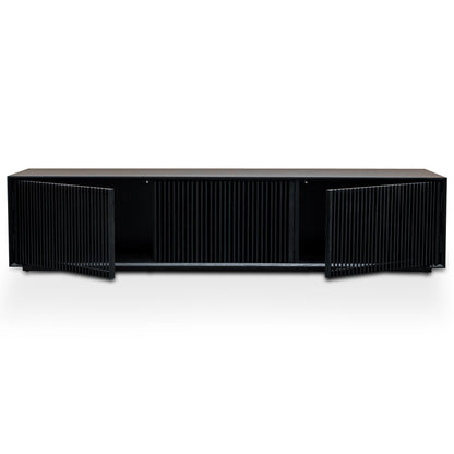 Dahlia 2m Wooden TV Entertainment Unit - Black