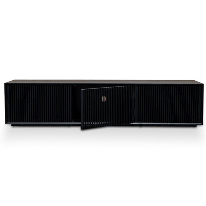 Dahlia 2m Wooden TV Entertainment Unit - Black