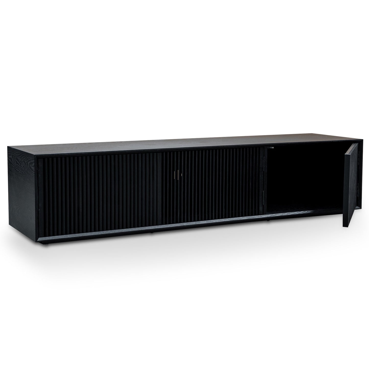 Dahlia 2m Wooden TV Entertainment Unit - Black