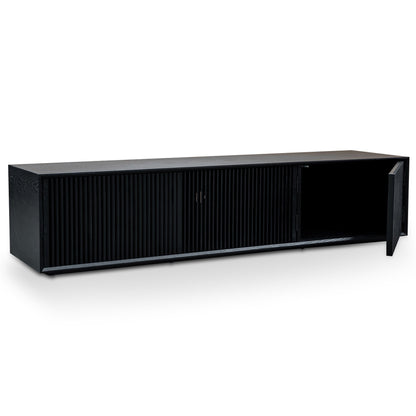 Dahlia 2m Wooden TV Entertainment Unit - Black