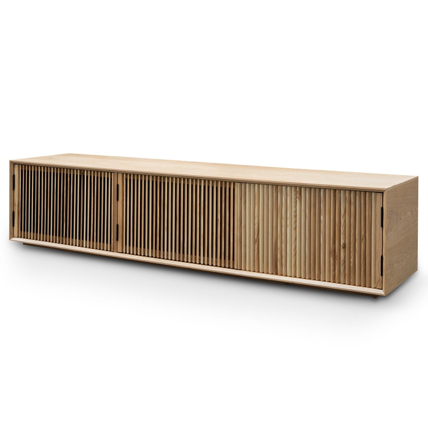 Dahlia 2m Wooden TV Entertainment Unit - Natural Ash