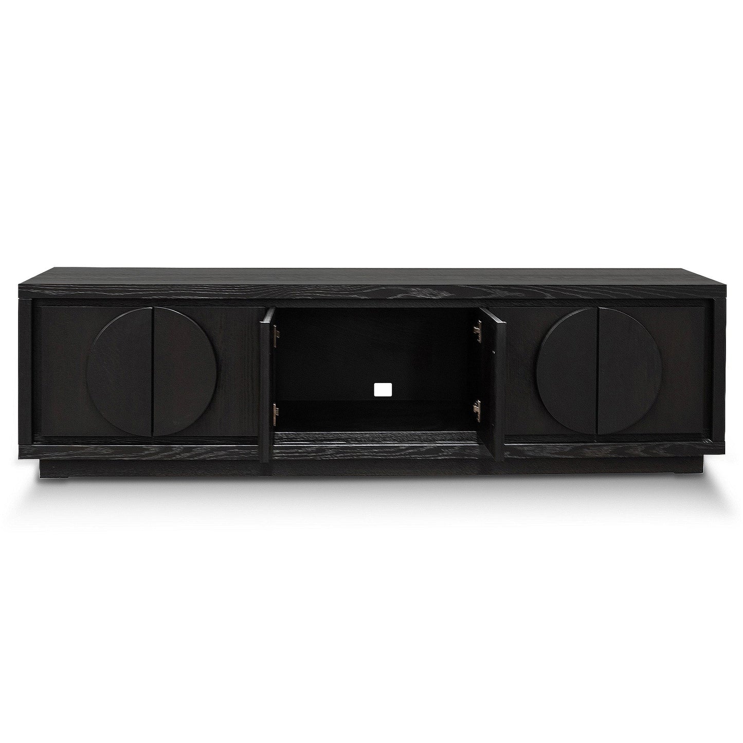 Bonnie 2m Wooden TV Entertainment Unit - Textured Espresso Black