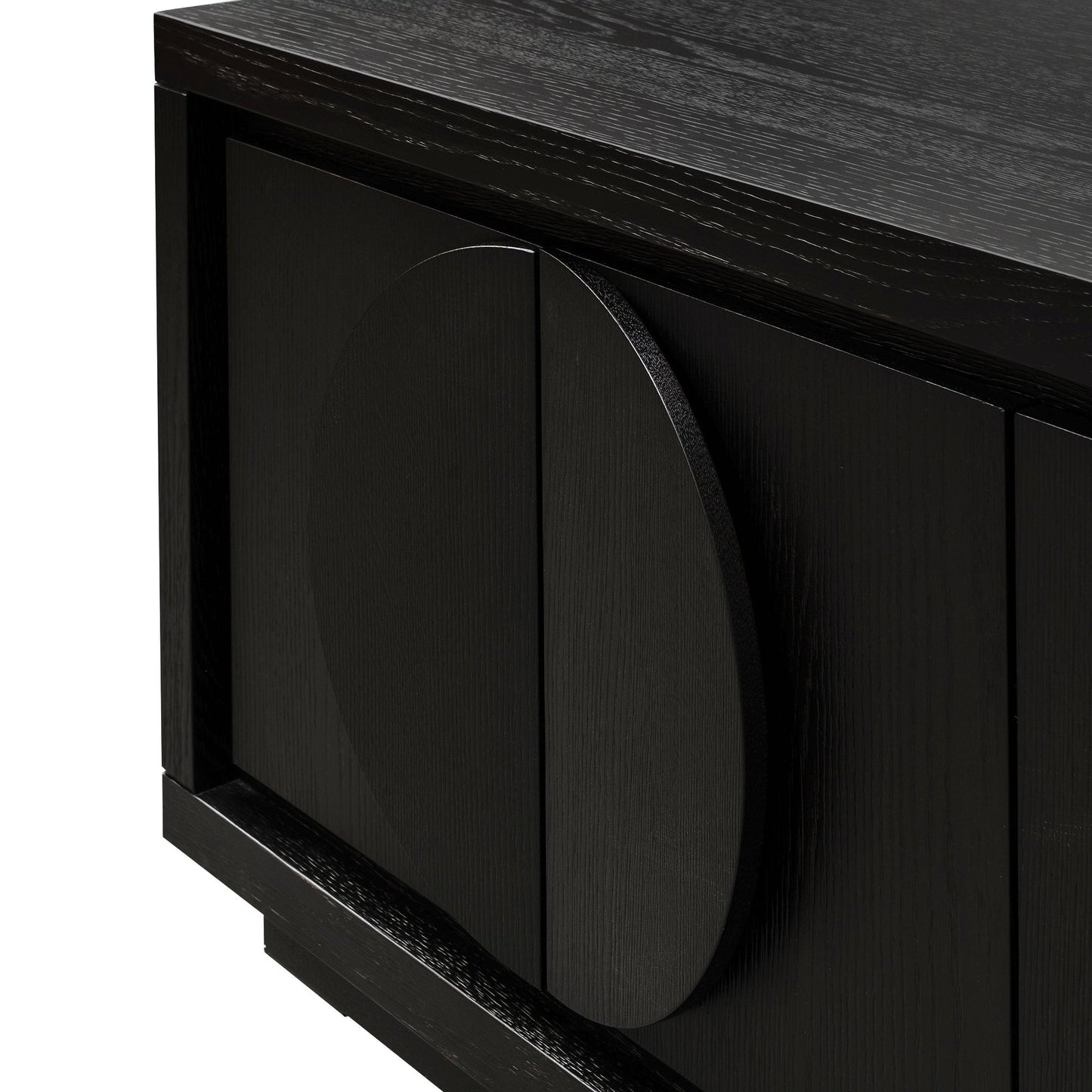 Bonnie 2m Wooden TV Entertainment Unit - Textured Espresso Black