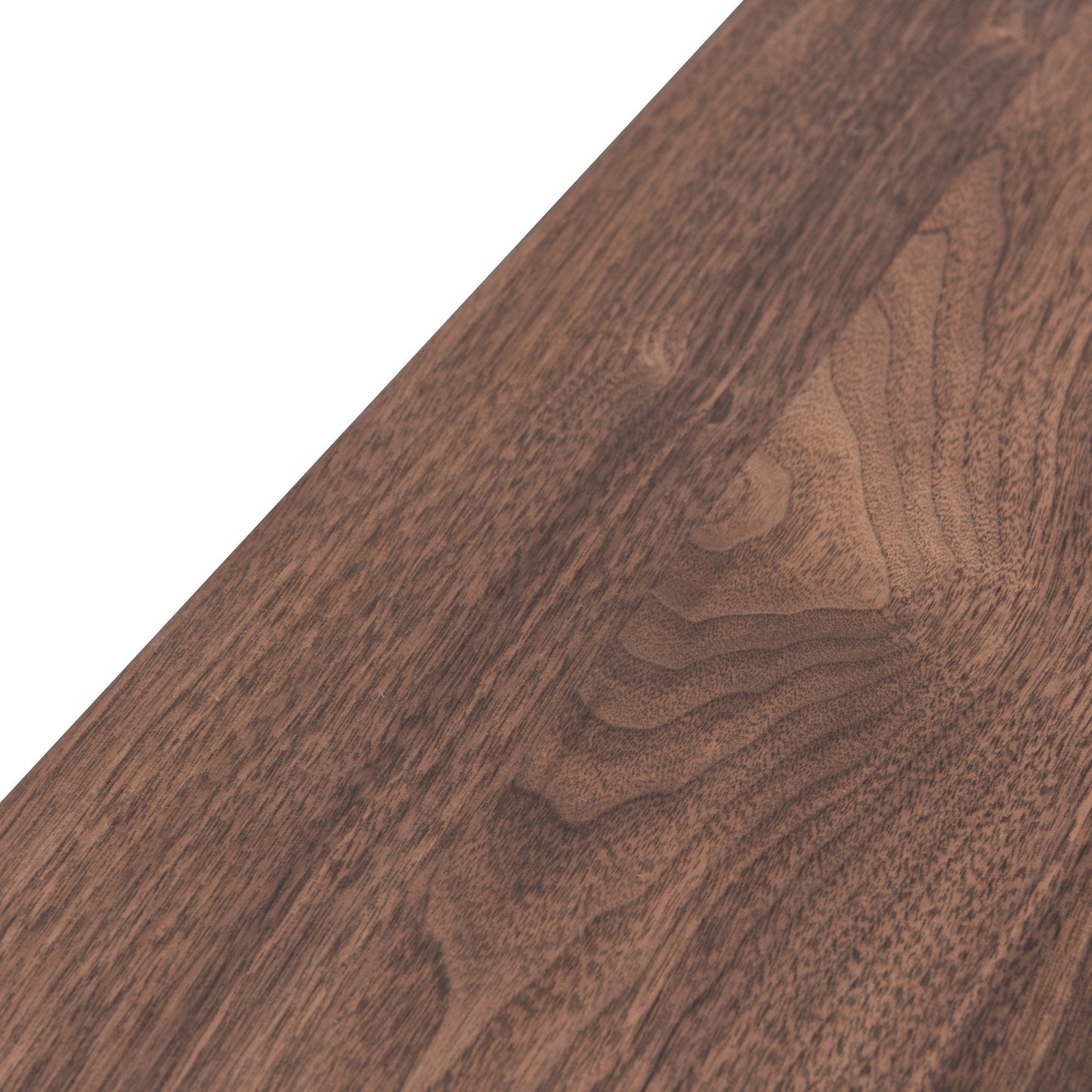 Christie 2.1m Walnut Wooden TV Entertainment Unit - Black legs