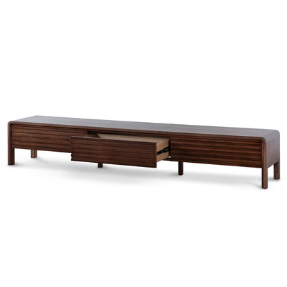 Amparo 2.2m TV Entertainment Unit - Walnut