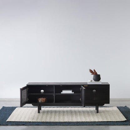 Benitez 1.7m ELM TV Entertainment Unit - Full Black