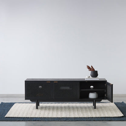 Benitez 1.7m ELM TV Entertainment Unit - Full Black