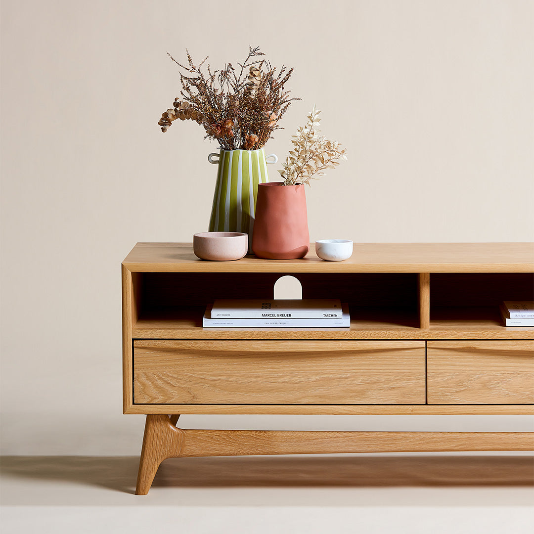 Brendon 1.8m TV Entertainment Unit - Natural Oak