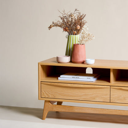 Brendon 1.8m TV Entertainment Unit - Natural Oak