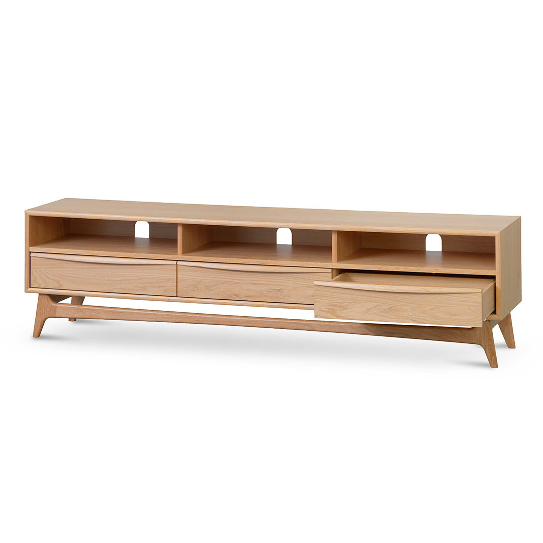 Brendon 1.8m TV Entertainment Unit - Natural Oak