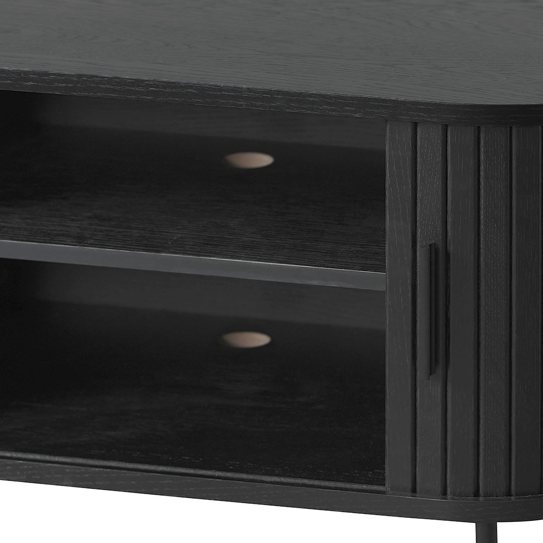 Dania 2m TV Entertainment Unit - Full Black