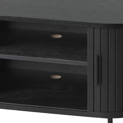 Dania 2m TV Entertainment Unit - Full Black