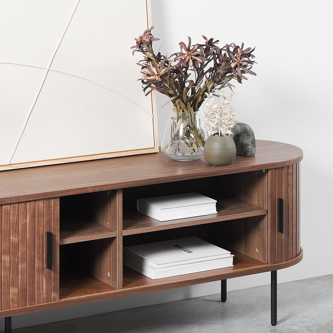 Dania 2m TV Entertainment Unit - Walnut