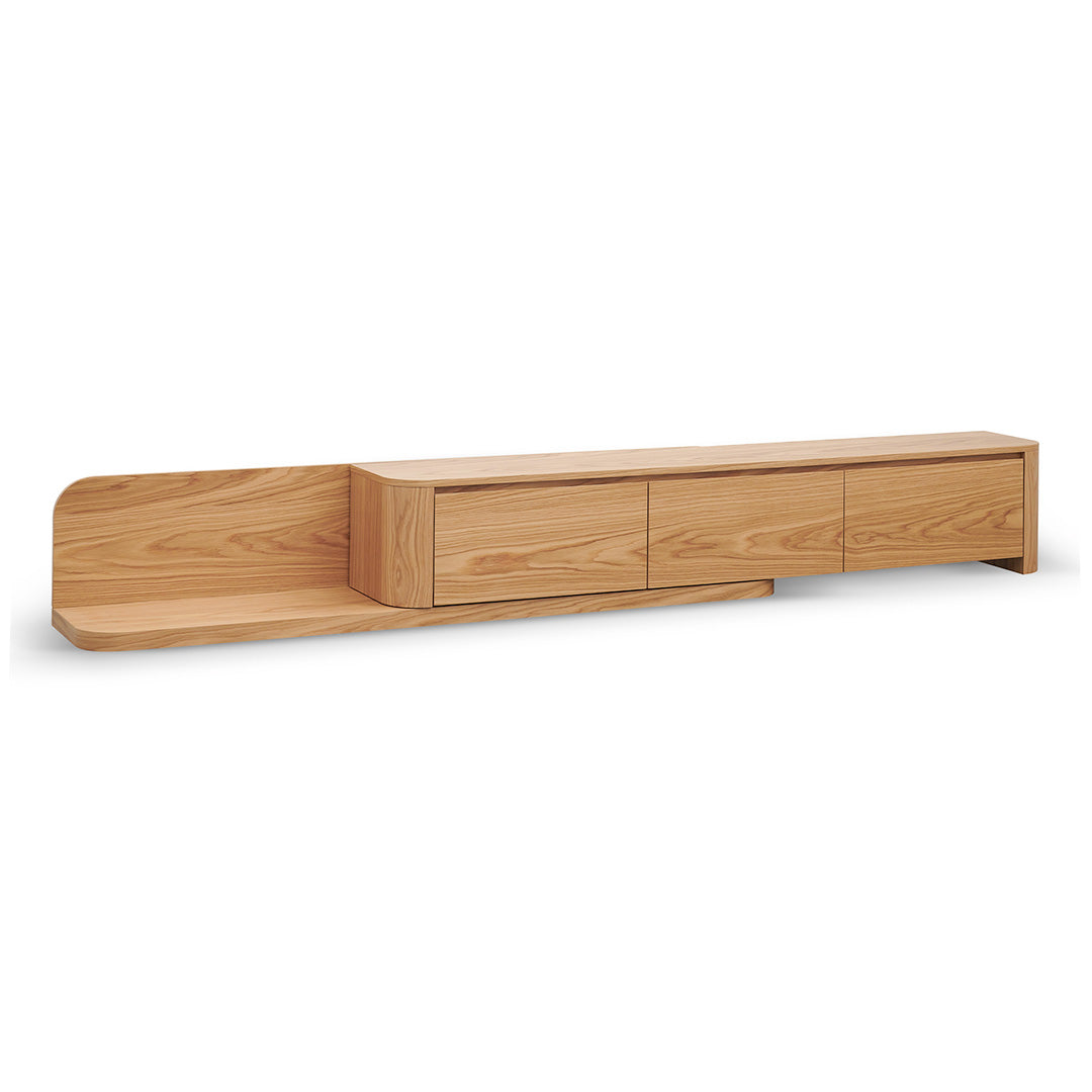 Anna Extendable TV Entertainment Unit - Natural Oak