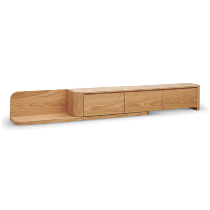 Anna Extendable TV Entertainment Unit - Natural Oak