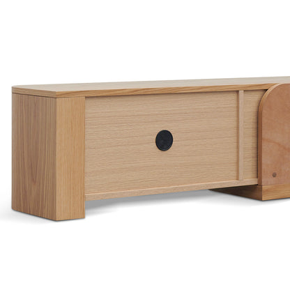 Anna Extendable TV Entertainment Unit - Natural Oak