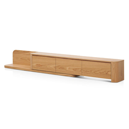 Anna Extendable TV Entertainment Unit - Natural Oak