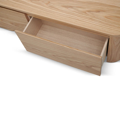 Anna Extendable TV Entertainment Unit - Natural Oak