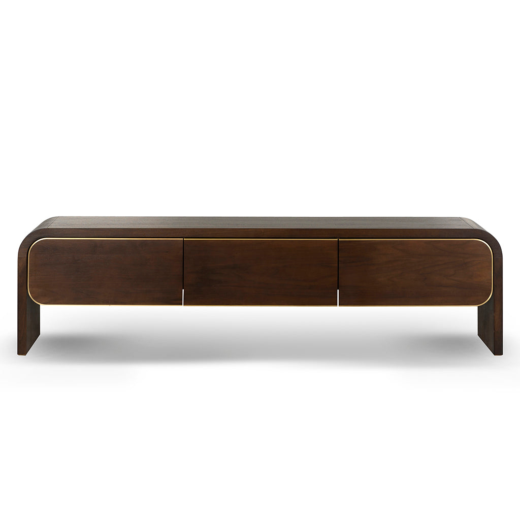 Boran 2m TV Entertainment Unit - Walnut