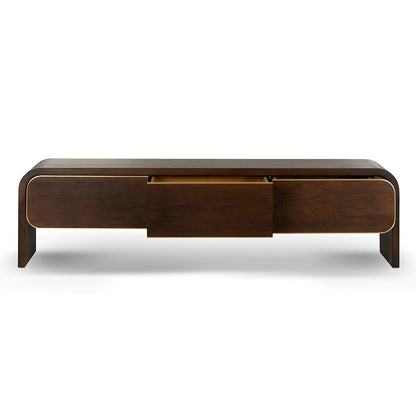 Boran 2m TV Entertainment Unit - Walnut