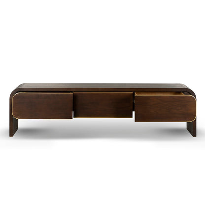 Boran 2m TV Entertainment Unit - Walnut