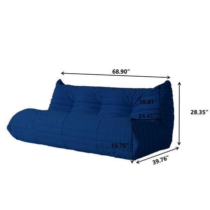 Teddy Velvet Sofa Bean Bag Couch Sets