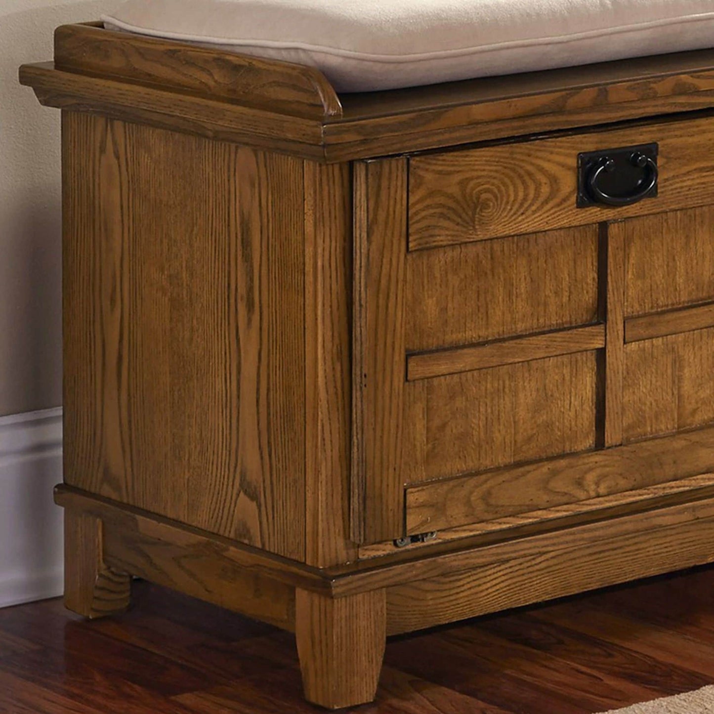 The Gray Barn Old Stone Upholstered Storage Bench