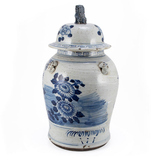 Vintage Temple Jar Four Season Plants - Large