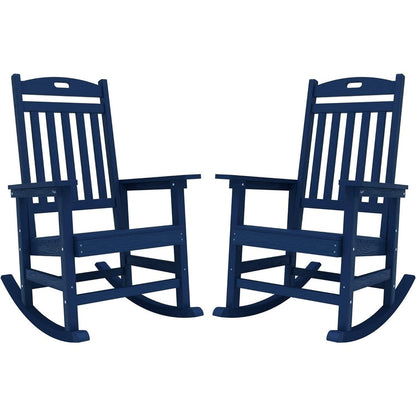 WINSOON All Weather Outdoor Rocking Chair, Set of 2