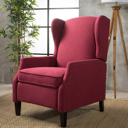 Wescott Wingback Pushback Recliner by Christopher Knight Home