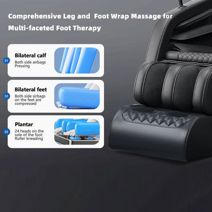 Zero Gravity Massage Recliner Chair with Full Body Massage, Heating, and Built-in Bluetooth Audio