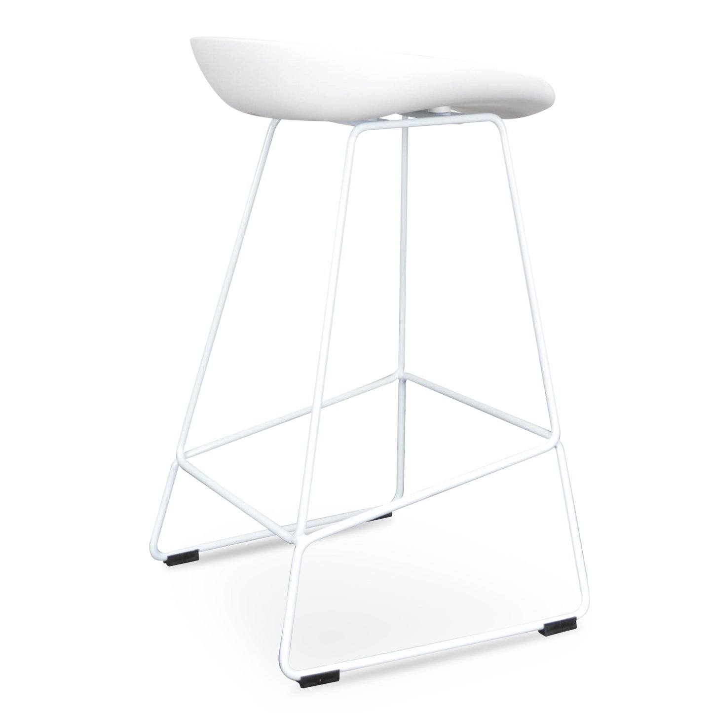 Allen 65cm Bar Stool - White