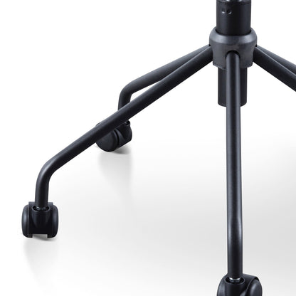 Amos Office Chair - Vintage Tan with Black Base