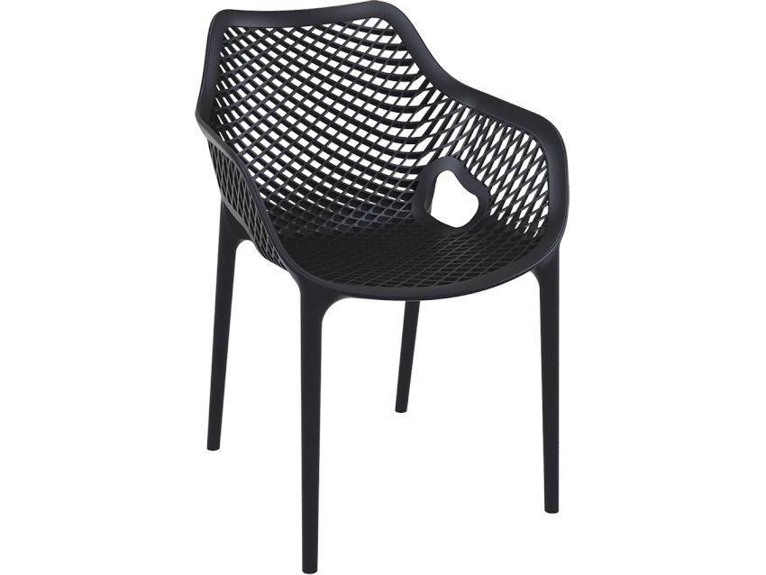 Aro Indoor / Outdoor Dining Armchair - Black
