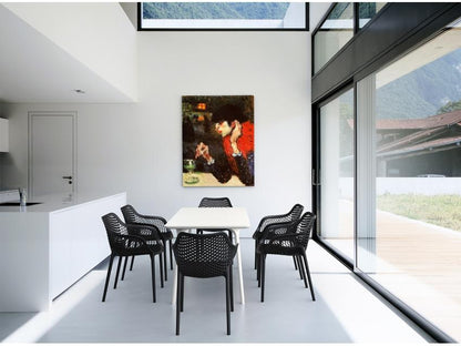 Aro Indoor / Outdoor Dining Armchair - Black