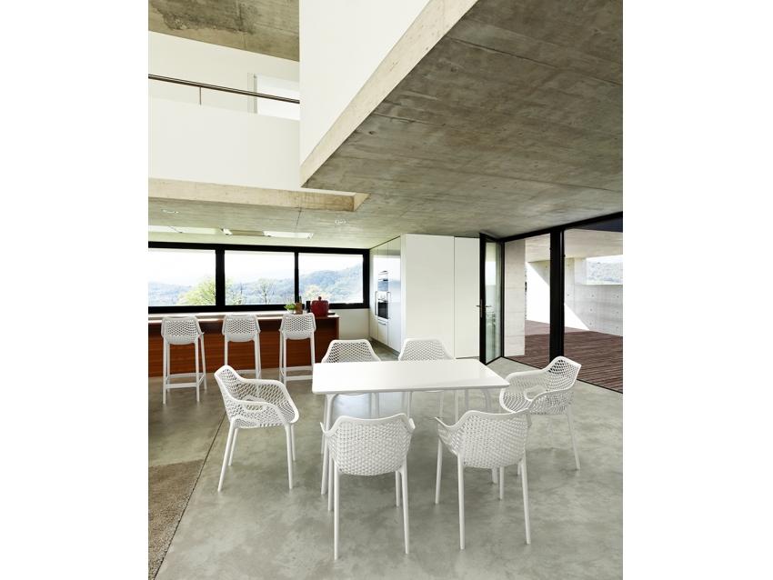 Aro Indoor / Outdoor Dining Armchair - White