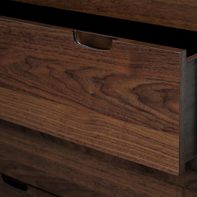 Asta 4 Drawer Chest Tallboy - Walnut