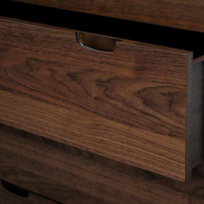 Asta 4 Drawer Chest Tallboy - Walnut