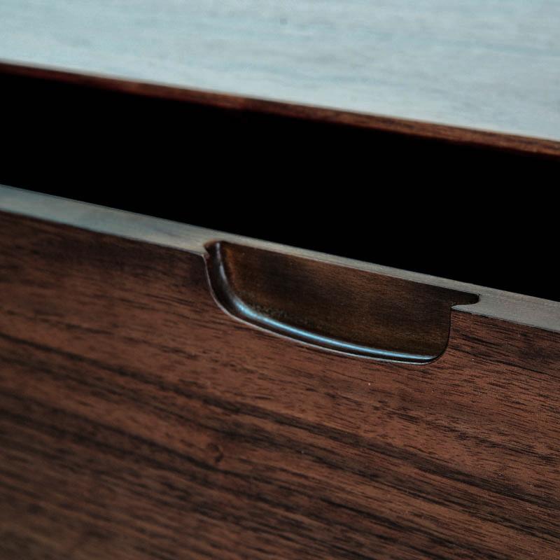 Asta 4 Drawer Chest Tallboy - Walnut