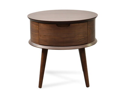 Asta Scandinavian Side Table - Walnut