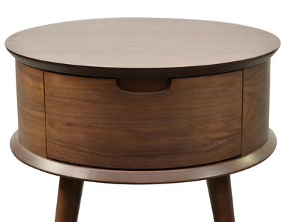 Asta Scandinavian Side Table - Walnut