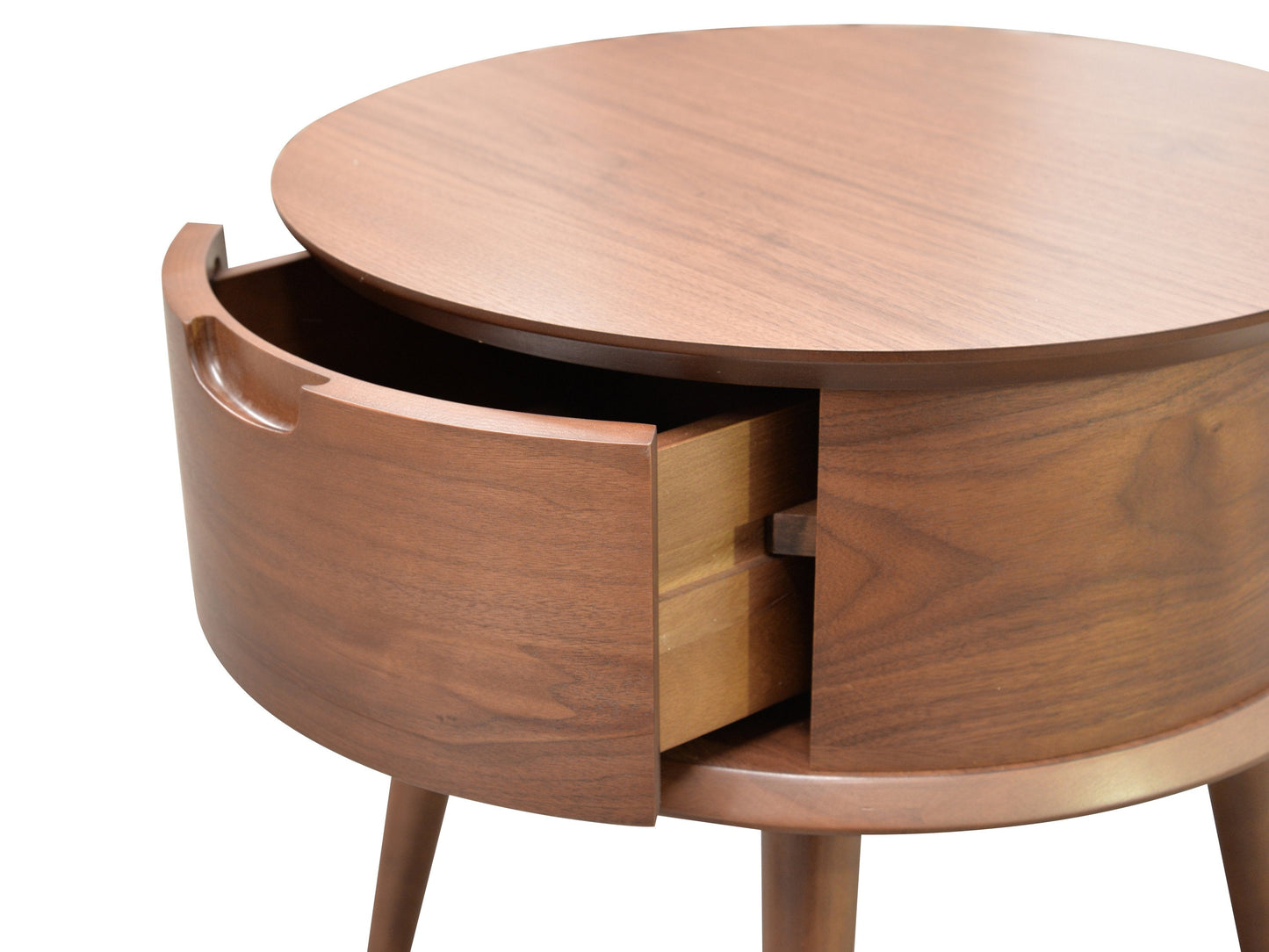 Asta Scandinavian Side Table - Walnut