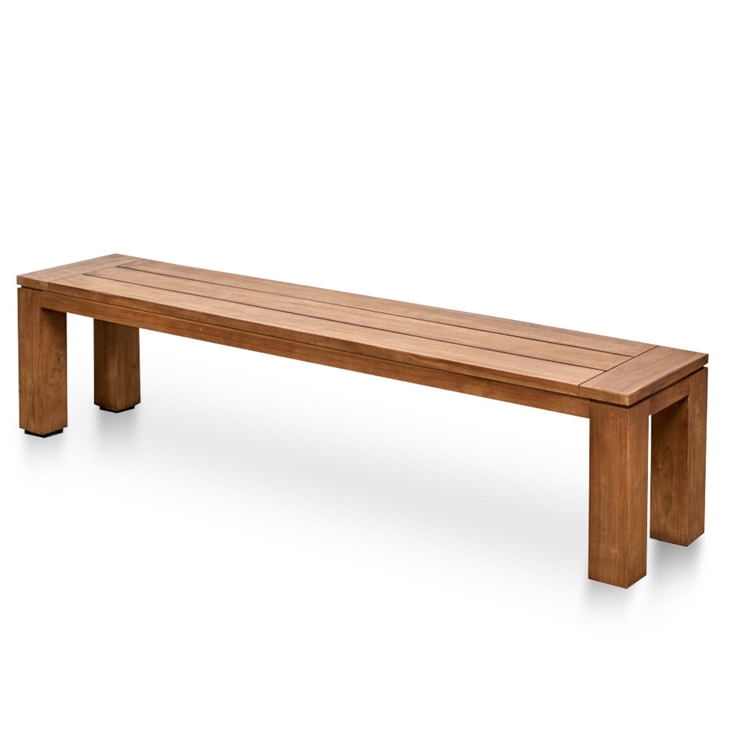 Bairo 1.9m Teak Outdoor Bench - Natural