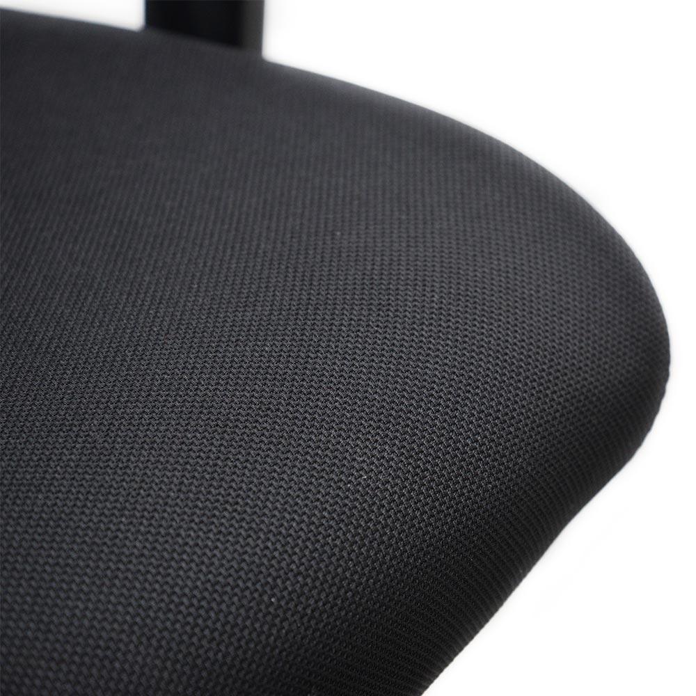Benson Mesh Fabric Office Chair With Head Rest - Black
