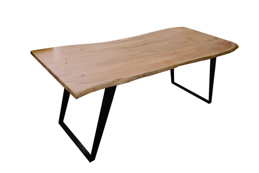 Berlin Acacia Babul Wood Dining Table - Natural